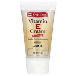 De La Cruz, Vitamin E Cream, 2.6 oz (74 g)
