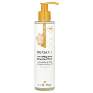 Derma E, Acne Deep Pore Cleansing Wash, 6 fl oz (175 ml)