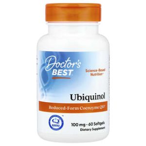 Doctor's Best, Ubiquinol, 100 mg, 60 Softgels