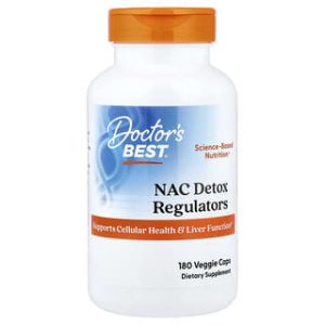 Doctor's Best, NAC Detox Regulators, 180 Veggie Caps
