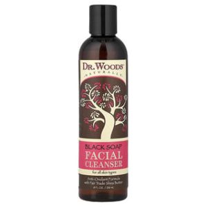 Dr. Woods, Black Soap Facial Cleanser, For All Skin Types, 8 fl oz (236 ml)