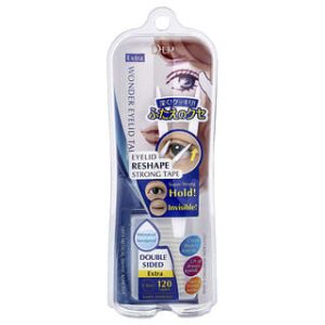 D-UP, Wonder Eyelid Tape, Extra, Clear, 120 Tapes
