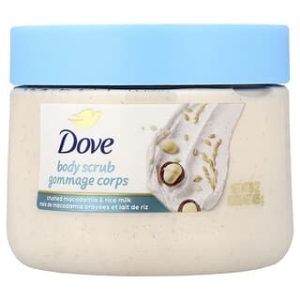 Dove, Body Scrub, Crushed Macadamia & Rice Milk, 15 oz (425 g)