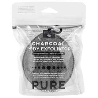 Earth Therapeutics, Pure, Charcoal Body Exfoliator with Purifying Bamboo Charcoal, 1 Exfoliator
