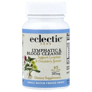 Eclectic Herb, Lymphatic & Blood Cleanse, 45 Veg Caps