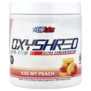 EHPlabs, OxyShred Non-Stim, Ultra Concentration, Kiss My Peach, 11.22 oz (318 g)