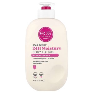EOS, Shea Better™, 24H Moisture Body Lotion, Strawberry Dream, 16 fl oz (473 ml)