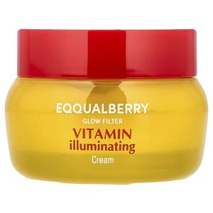 EQQUALBERRY, Glow Filter, Vitamin Illuminating Cream, 1.69 fl oz (50 ml)