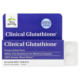 Terry Naturally, Clinical Glutathioneā¢, 60 Slow Melt Tablets (150 mg per Tablet)