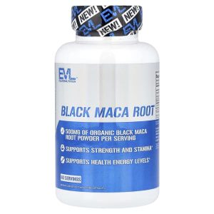EVLution Nutrition, Black Maca Root, 60 Veggie Capsules
