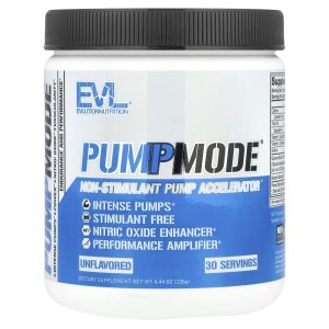 EVLution Nutrition, PumpMode®, Non-Stimulant Pump Accelerator, Unflavored, 4.44 oz (126 g)