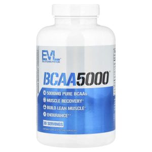 EVLution Nutrition, BCAA5000®, 240 Capsules