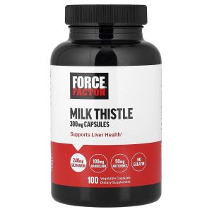 Force Factor, Milk Thistle, 100 Vegetable Capsules