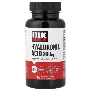 Force Factor, Hyaluronic Acid, 200 mg, 60 Vegetable Capsules