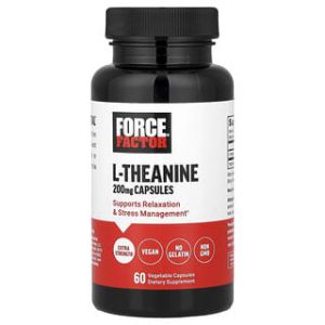 Force Factor, L-Theanine, 200 mg, 60 Vegetarian Capsules