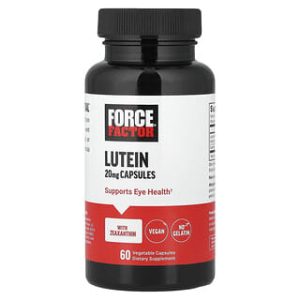 Force Factor, Lutein With Zeaxanthin, 60 Vegetable Capsules
