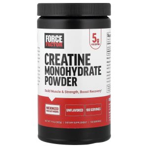 Force Factor, Creatine Monohydrate Powder, Unflavored, 17.6 oz (500 g)