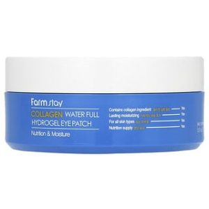 Farmstay, Collagen Water Full Hydrogel Eye Patch, For All Skin Types, 60 Patches