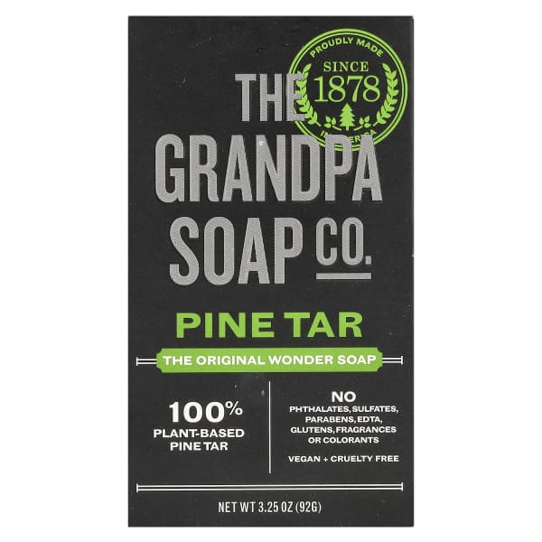 The Grandpa Soap Co., Wonder Soap, Pine Tar, 3.25 oz (92 g)