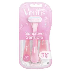Gillette, Venus, Sensitive, 3 Disposable Razors