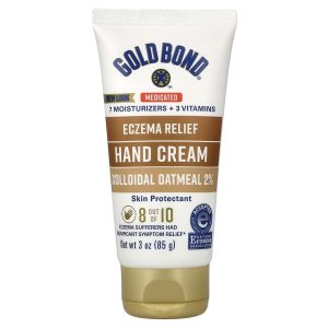 Gold Bond, Medicated, Eczema Relief Hand Cream, 3 oz (85 g)