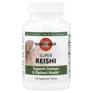 Mushroom Wisdom, Super Reishi, 120 Vegetarian Tablets
