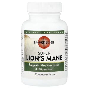 Mushroom Wisdom, Super Lion's Mane, 120 Vegetarian Tablets