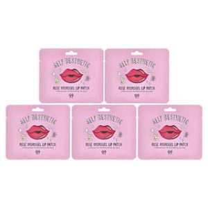 G9skin, Self Aesthetic, Rose Hydrogel Lip Patch, 5 Patches, 0.1 oz (3 g) Each