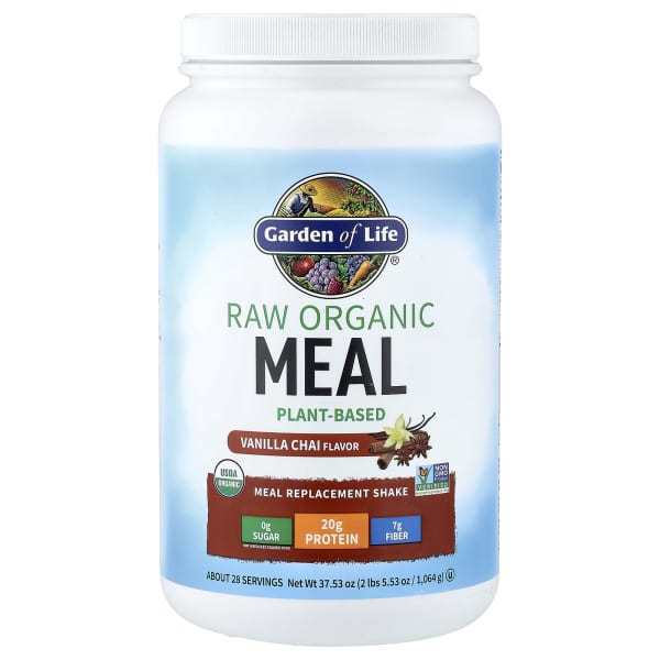 Garden of Life, RAW Organic Meal Replacement Shake, Vanilla Chai, 2 lbs 5.53 oz (1,064 g)