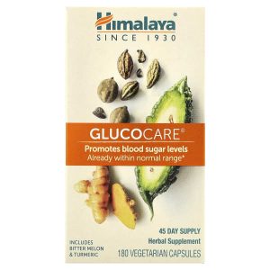 Himalaya, GlucoCare®, 180 Vegetarian Capsules