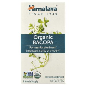 Himalaya, Organic Bacopa, 60 Caplets