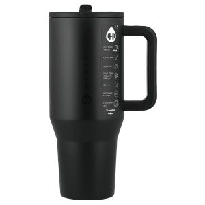 HydroJug, Traveler Tumbler, Black, 40 oz