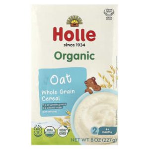 Holle, Organic Oat Whole Grain Cereal, 6+ Months, 8 oz (227 g)