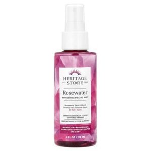 Heritage Store, Rosewater Refreshing Facial Mist, 4 fl oz (118 ml)