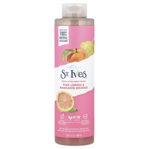 St. Ives, Exfoliating Body Wash, Pink Lemon & Mandarin Orange, 22 fl oz (650 ml)