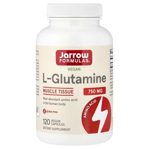 Jarrow Formulas, Vegan L-Glutamine, 750 mg, 120 Veggie Capsules