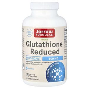 Jarrow Formulas, Vegan Glutathione Reduced, 500 mg, 150 Veggie Capsules
