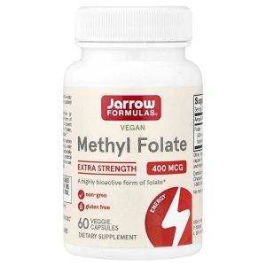 Jarrow Formulas, Vegan Methyl Folate, 400 mcg, 60 Veggie Capsules