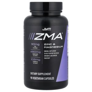 JYM Supplement Science, ZMA®, Zinc & Magnesium, 90 Vegetarian Capsules