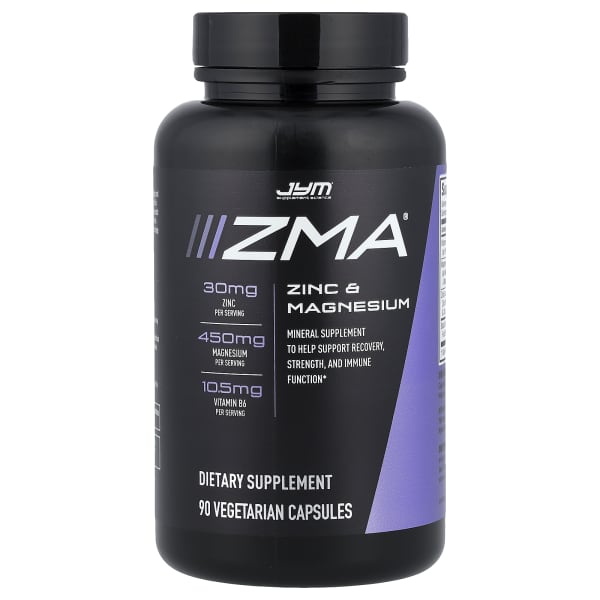 JYM Supplement Science, ZMA®, Zinc & Magnesium, 90 Vegetarian Capsules