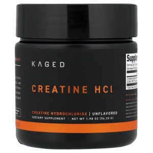 Kaged, Creatine HCl, Unflavored, 1.98 oz (56.25 g)