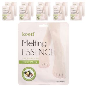 Koelf, Melting Essence Foot Pack, 10 Pairs