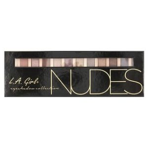 L.A. Girl, Beauty Brick, 12 Color Eye Palette, GES331 Nudes, 0.42 oz (12 g)
