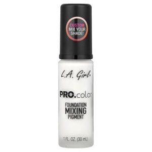 L.A. Girl, PRO.color Foundation Mixing Pigment, GLM711 White, 1 fl oz (30 ml)