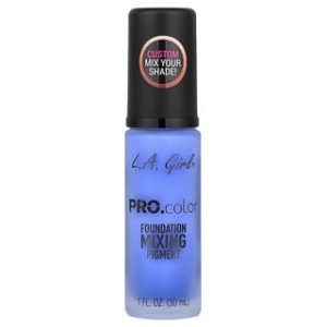 L.A. Girl, PRO.color, Foundation Mixing Pigment, GLM714 Blue, 1 fl oz (30 ml)