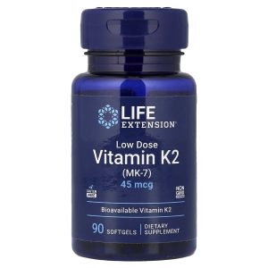 Life Extension, Low Dose Vitamin K2 (MK-7), 45 mcg, 90 Softgels