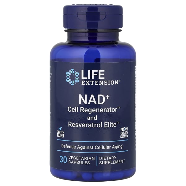 Life Extension, NAD+ Cell Regenerator™ and Resveratrol Elite™, 30 Vegetarian Capsules