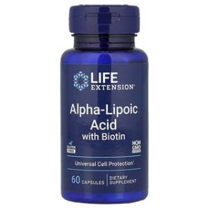 Life Extension, Alpha-Lipoic Acid with Biotin, 60 Capsules