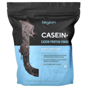 Legion Athletics, Casein+, Casein Protein Powder, Dutch Chocolate, 1.56 lbs (710 g)
