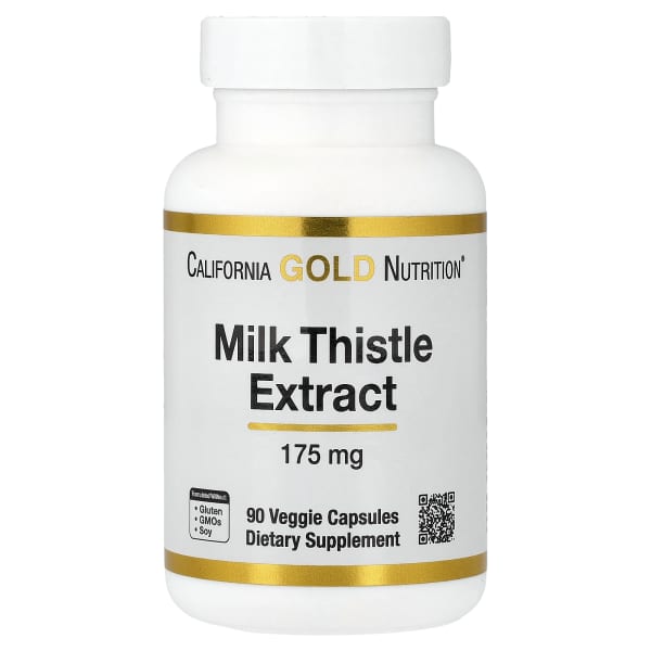 California Gold Nutrition, Milk Thistle Extract, 175 mg, 90 Veggie Capsules